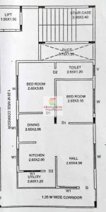 kr puram flat floor plan