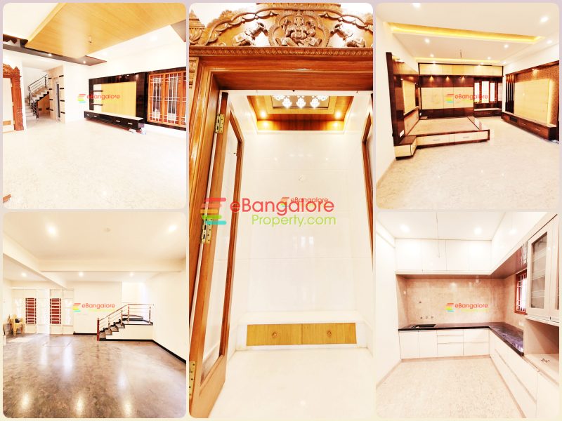 Banashankari A Khata- East Facing 5BHK Triplex Bungalow For Sale on 30×40- with Lift
