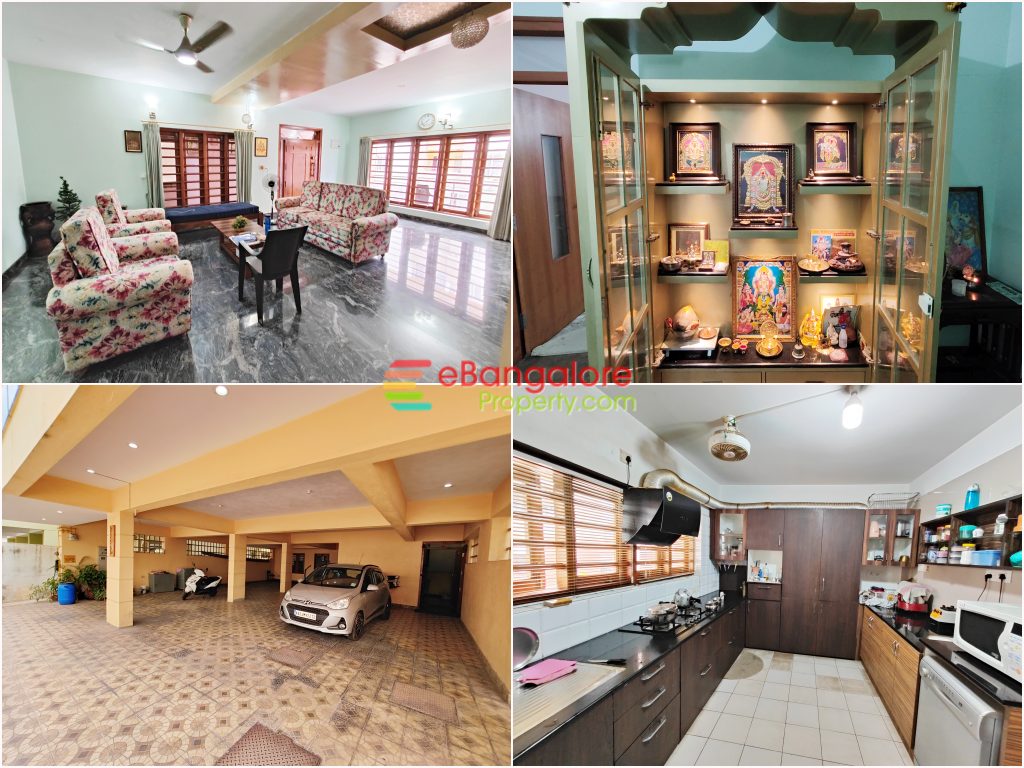 MSR Nagar RMV A Khata- 40×60 3BHK+2BHK Home  For Sale- Near New BEL Road