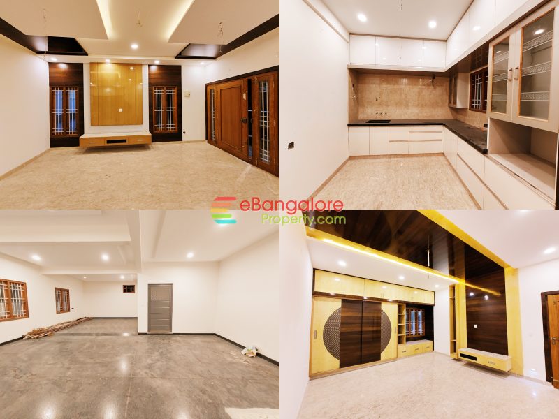Rajarajeshwari Nagar A Khata- East Facing 4BHK Triplex Independent House For Sale on 30×40- With Lift