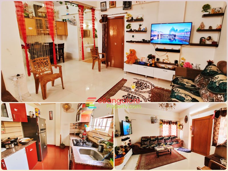 RT Nagar Ext A Khata- 2BHK Semifurnished Flat For Resale- Near Police Station